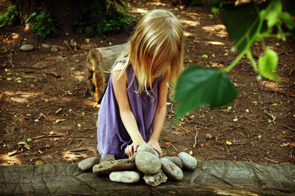 Both Waldorf and Charlotte Mason homeschooling methods encourage playing in the woods