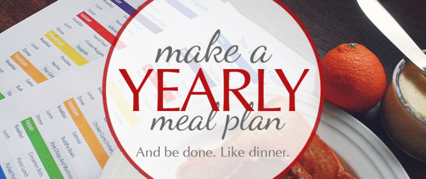 Your Year-Long Meal Plan